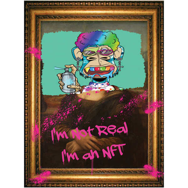 I'm Not Real I'm an NFT Acrylic Print
