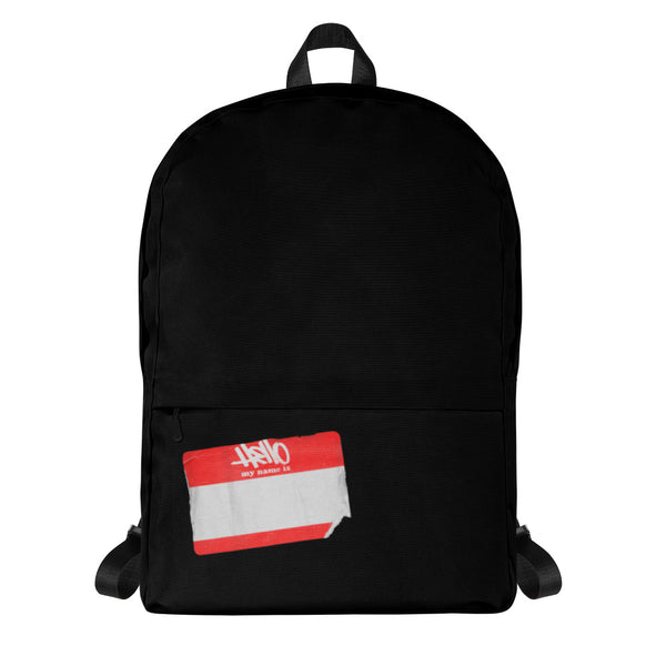 "Hello, My Name Is" Backpack