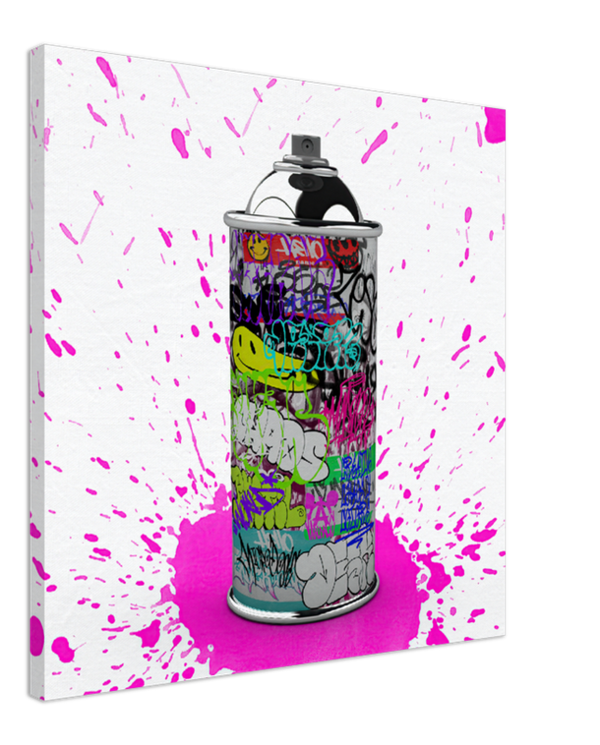 VANDALS IN COLORS Graffiti Spray Can Canvas
